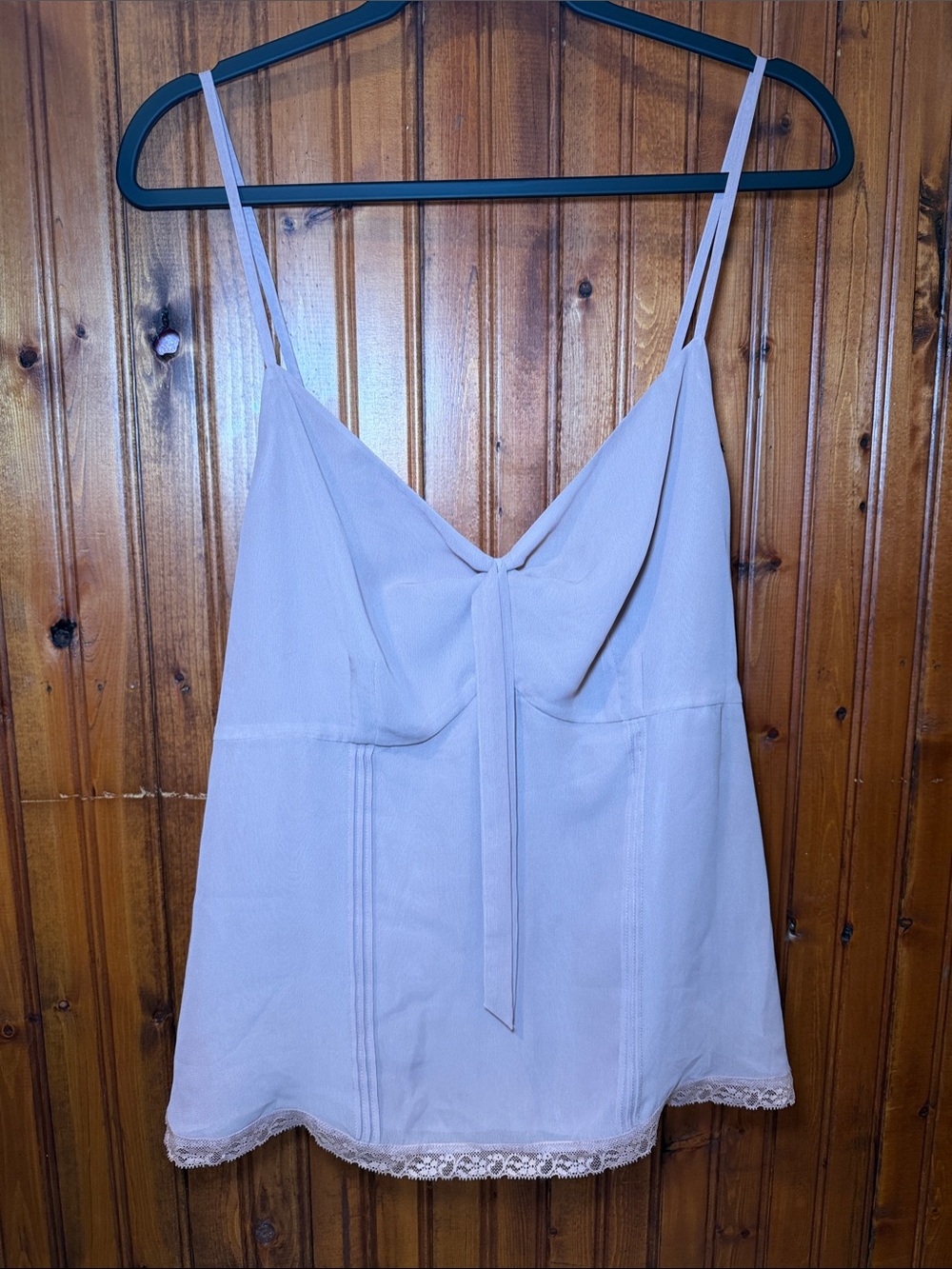 Lane Bryant Dusty Rose Slip Camisole with Lace Accent
